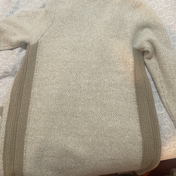 Woven midi length knit cardigan - Picture 4 of 5